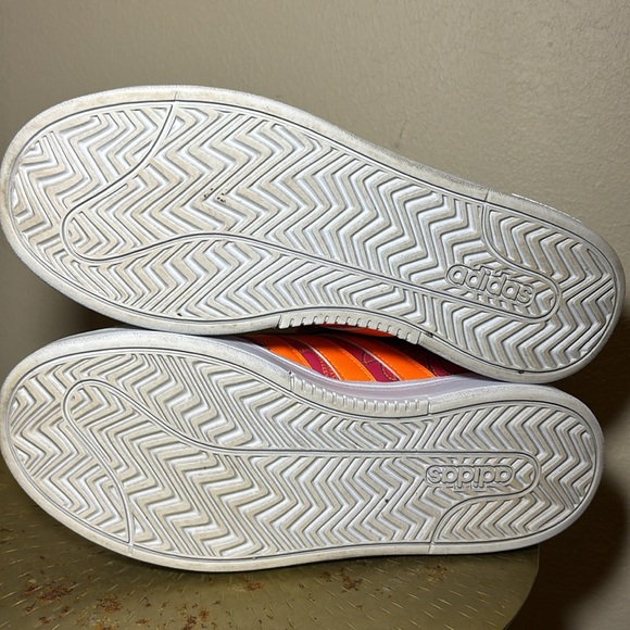 Women’s Sz 9 Adidas x Farm Rio Grand Court Alpha Cloudfoam Comfort Court Shoes - Picture 10 of 12